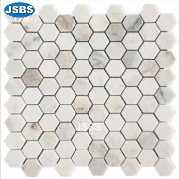 hexagon stone mosaic tile, JS-MS017