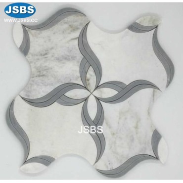 marble mosaic tiles for backsplash, JS-MS038