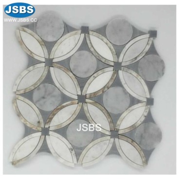 marble mosaic tile for bathroom, JS-MS040