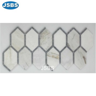 marble mosaic tiles for Kitchen, JS-MS042B