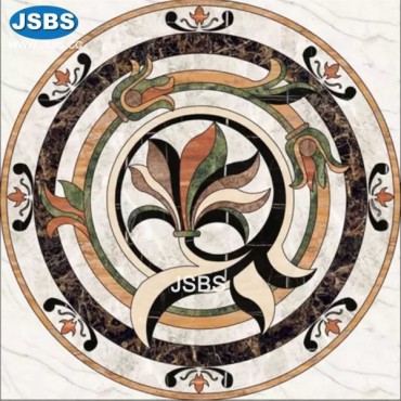 Waterjet marble mosaic, JS-WJ001