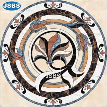 Waterjet marble Medallion, JS-WJ002