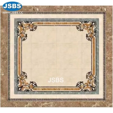 Rectangular ​Water jet marble tile, JS-WJ006