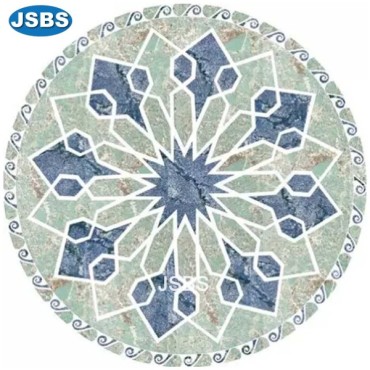 waterjet marble medallions, JS-WJ038