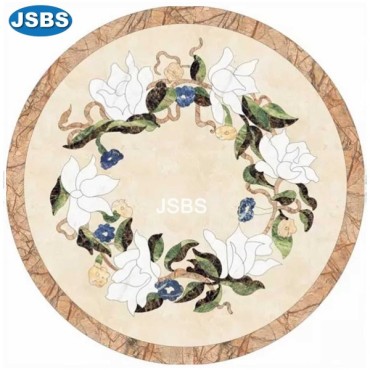 Marble magnolia flower waterjet, JS-WJ040