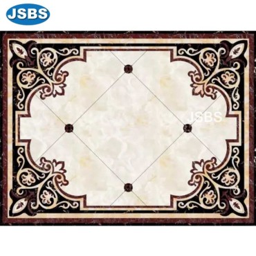 Rectangular marble Inlay Flooring, JS-WJ066