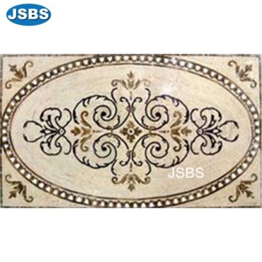 Oval Stone Inlay Flooring, JS-WJ081