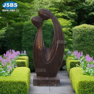 Black Marble Lover Art Sculpture, JS-AS032