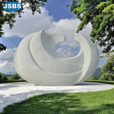 Large White Marble Art Sculpture, Large White Marble Art Sculpture