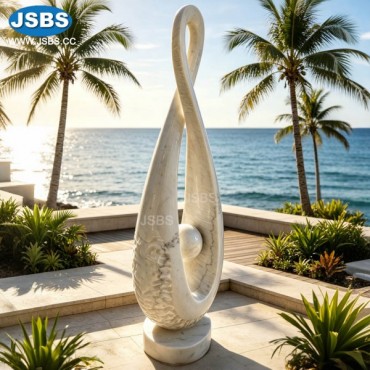 Marble Abstract Outdoor Sculpture, js-as152