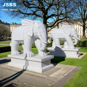Marble Elephant Sculpture, JS-AN052B