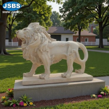 Marble Lion Sculpture, Marble Lion Sculpture