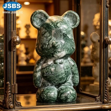 Green marble little Bear, JS-AN236