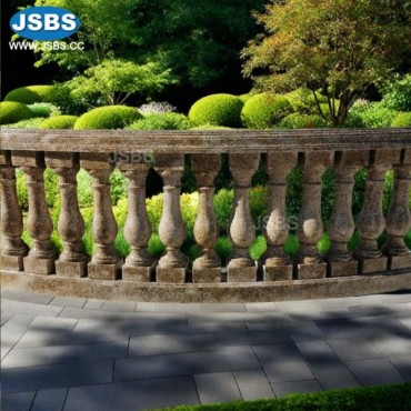 Curved Granite Balustrade, Curved Granite Balustrade