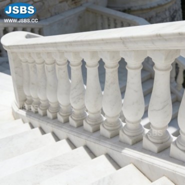 White Marble Handrail, White Marble Handrail
