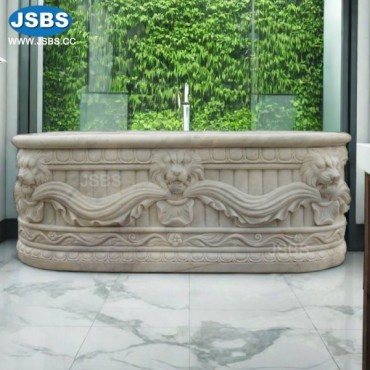 White Lion Head Bathtub, White Lion Head Bathtub