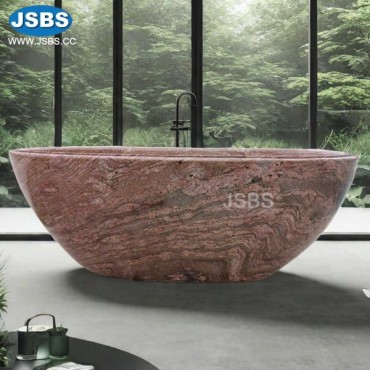 Red Granite Bathtub, JS-BT058