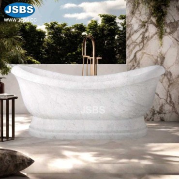 White Marble Bathtub, JS-BT051