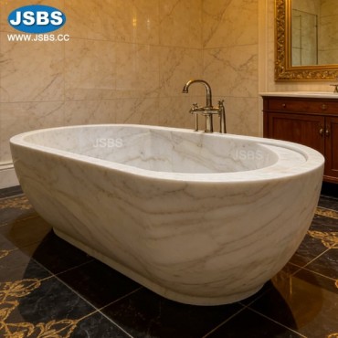 White Marble Bath tub, JS-BT070