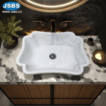 Simply Marble Wash Basin, JS-WB048