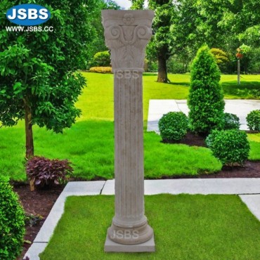 Natural Limestone Column Pillar, JS-CM002