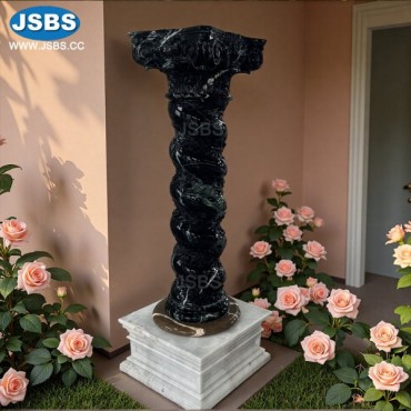 Black Green Leaf Column, Black Green Leaf Column
