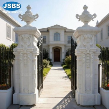 White Marble Door Post, White Marble Door Post