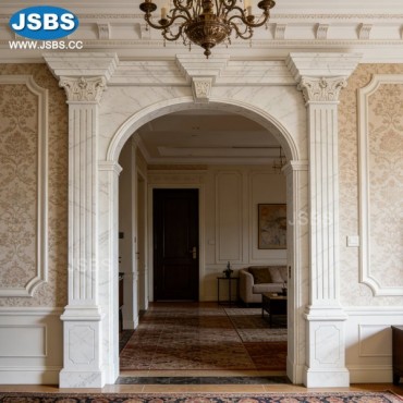 White Marble Door Frame, JS-D096