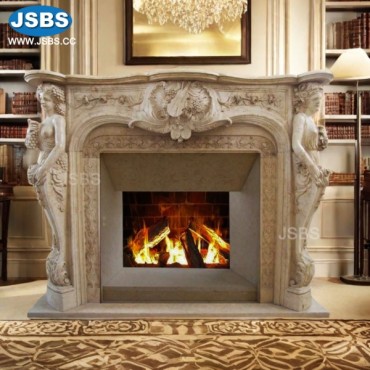 For sale European Fine Marble Fireplace, JS-FP052