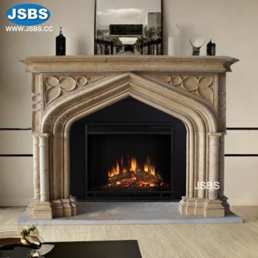 Simply Column Castle Fireplace Mantel, Simply Column Castle Fireplace Mantel