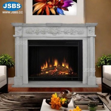 Small Marble Fireplace, JS-FP063