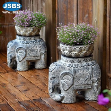 Small Elephant Flower Pot, JS-P259A