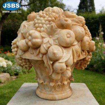 Marble Fruit Basket Garden Collection, Marble Fruit Basket Garden Collection