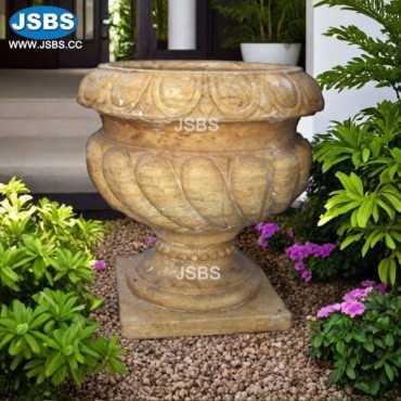 Antique Simply Marble Pot, JS-P025