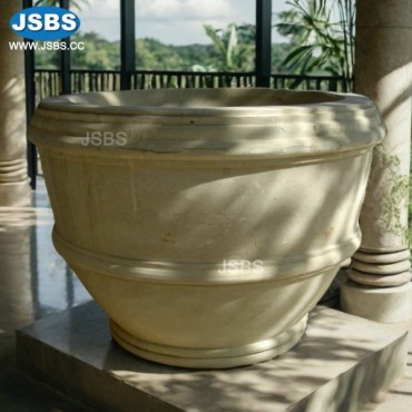 Big Sandstone planter for Tree, JS-P011