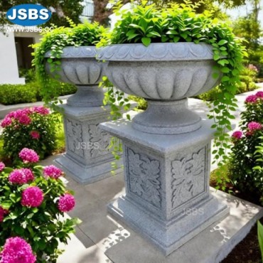 Granite Flower Planter, Granite Flower Planter