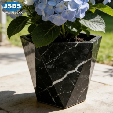 Nero Margiua Geometric cutting flower pot, Nero Margiua Geometric cutting flower pot