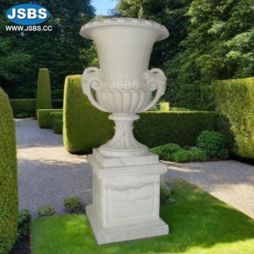 Stone Tall Marble Pot, JS-P035