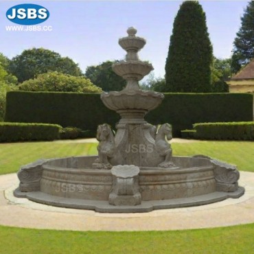 Travertine Horse Tier Water Fountain, Travertine Horse Tier Water Fountain