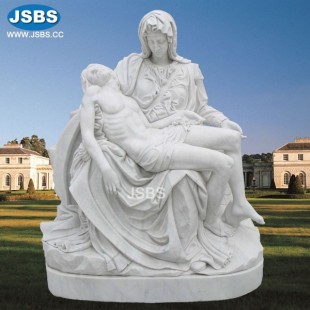 Pieta Headstone Sculpture