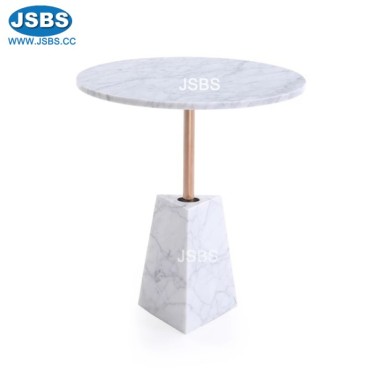 White Marble Small Table, JS-MD015