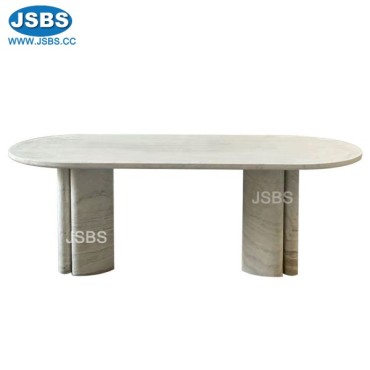 White Marble Long Table, JS-MD016