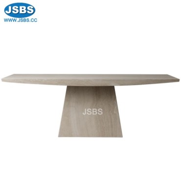 Square Stone Table with Pedestal, JS-MD022