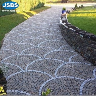 Fan shape Slate Mosaic, JS-MC009