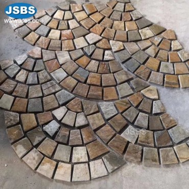 Fan shape Slate Mosaic, JS-MC008