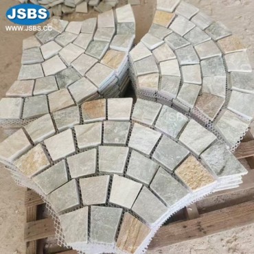 stone Fan Mosaic, stone Fan Mosaic