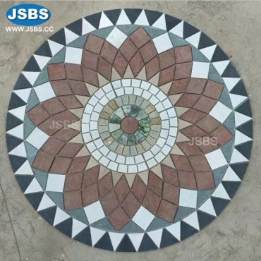 stone floor medallion, stone floor medallion