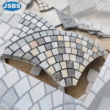 Granite Fan Floor Mosaic, Granite Fan Floor Mosaic