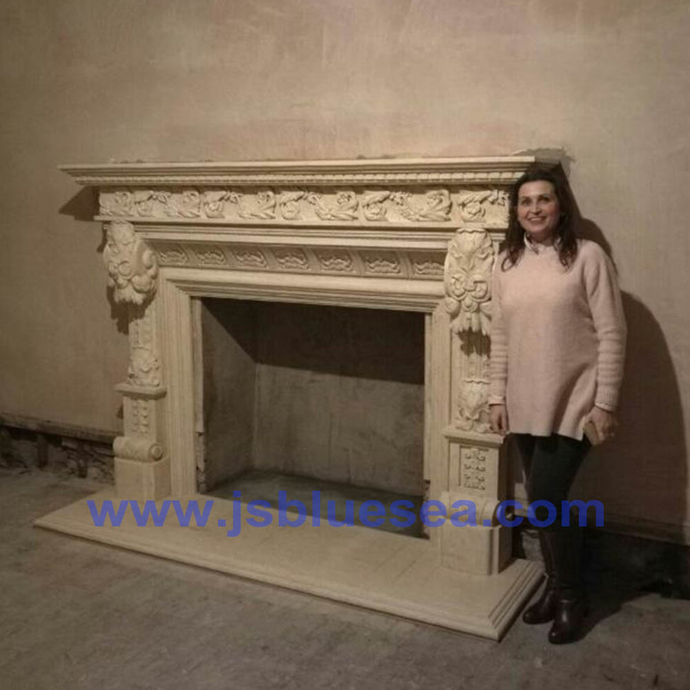 Castle Restore Marble Fireplace Project in UK