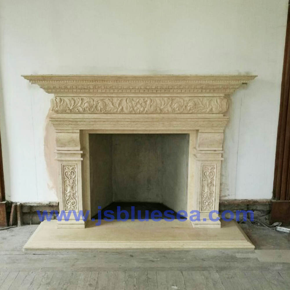 Castle Restore Marble Fireplace Project in UK